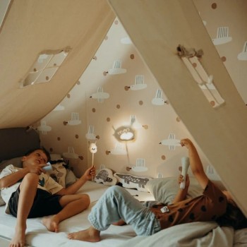 KidyWolf 3u1 Baterijska lampa za decu, nude