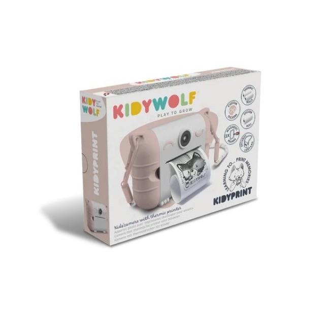Kidywolf Kidyprint Kamera Sa Štampačem, Pink Kidywolf Kidyprint Kamera Sa Štampačem, Pink