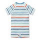Kupaći, jednodelni, kratak rukav - Striped