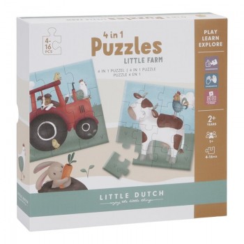 4 u 1 puzzle - Little Farm 