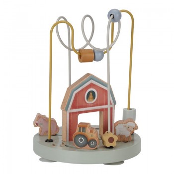 Drvena spirala sa perlicama - Little Farm