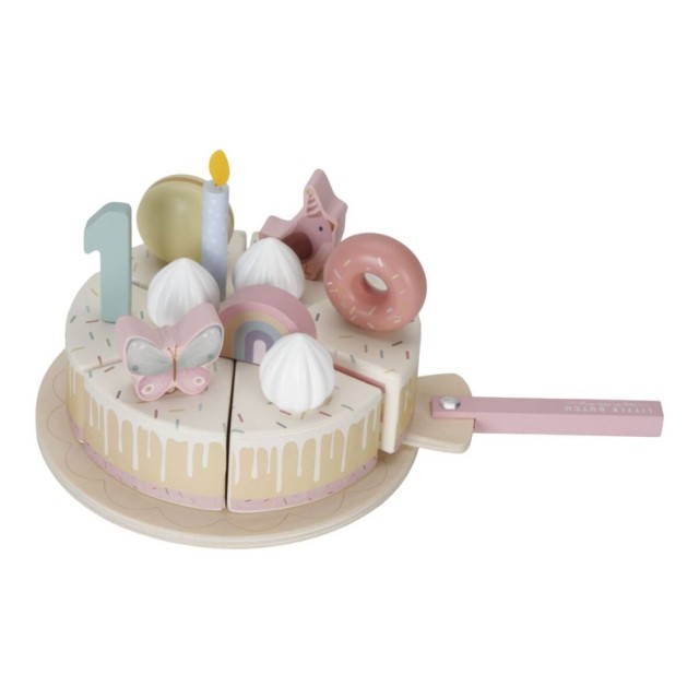 Drvena Rođendanska Torta, Pink Drvena Rođendanska Torta, Pink