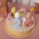 Drvena Rođendanska Torta, Pink Drvena Rođendanska Torta, Pink