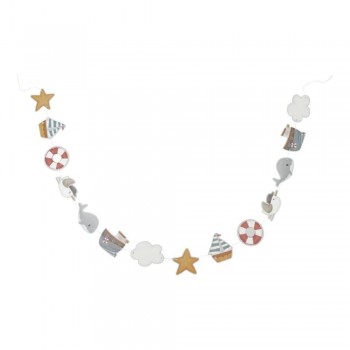 Kartonska girlanda - Sailors bay