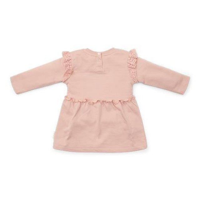Haljina Dugih Rukava Sa Karnerima - Soft Rose, Little Farm