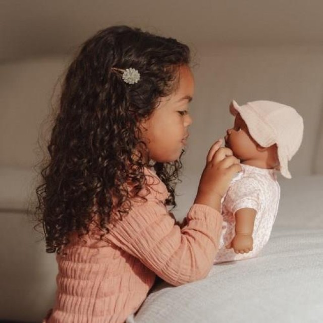 Odeća Za Lutku Bebu, Pink Floral Odeća Za Lutku Bebu, Pink Floral