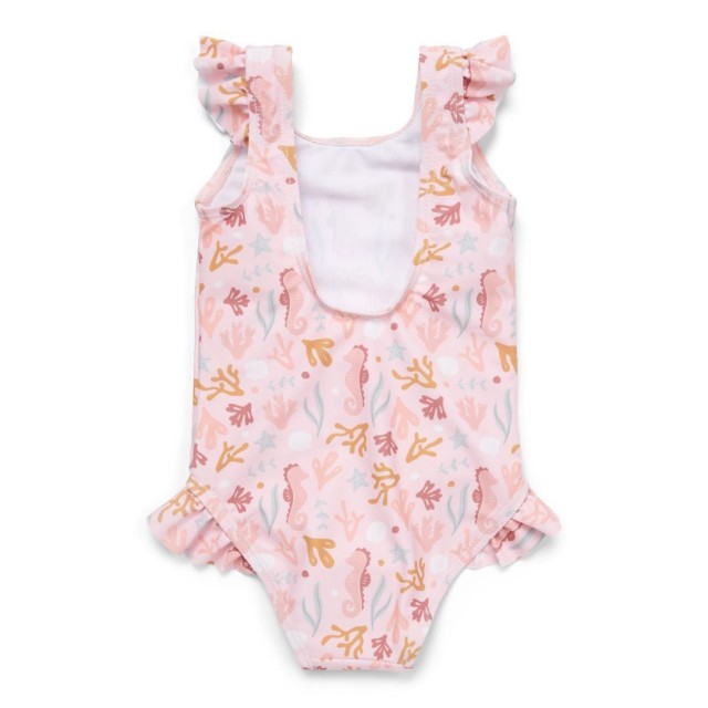 Kupaći, Jednodelni, Sa Volanima - Ocean Dreams Pink