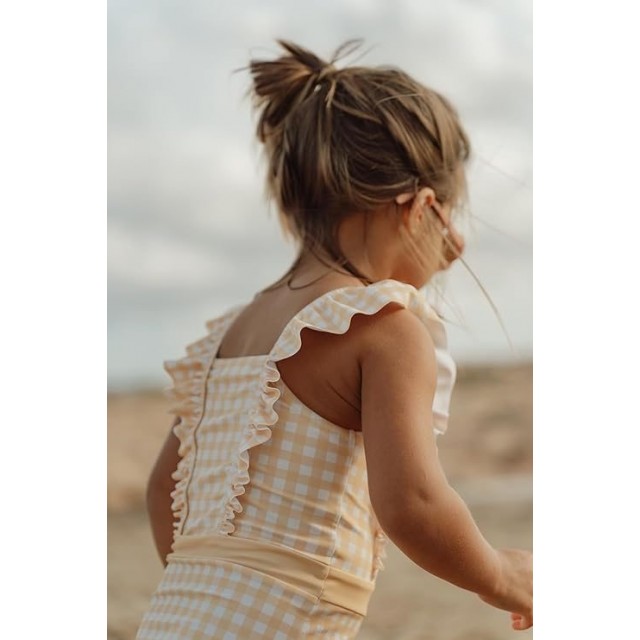 Kupaći, Jednodelni, Sa Volanima - Sunshine Checks