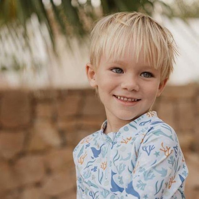 Kupaći Majica, Dugih Rukava - Ocean Dreams, Plava Kupaći Majica, Dugih Rukava - Ocean Dreams, Plava