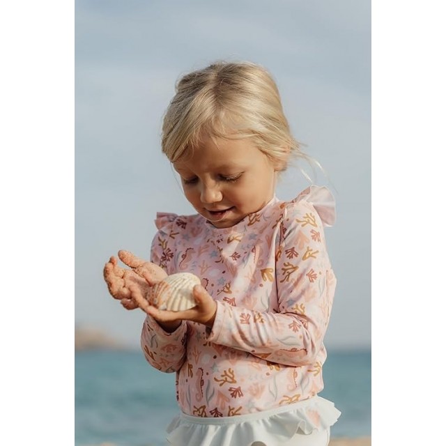 Kupaći Majica, Dugih Rukava - Ocean Dreams Pink Kupaći Majica, Dugih Rukava - Ocean Dreams Pink