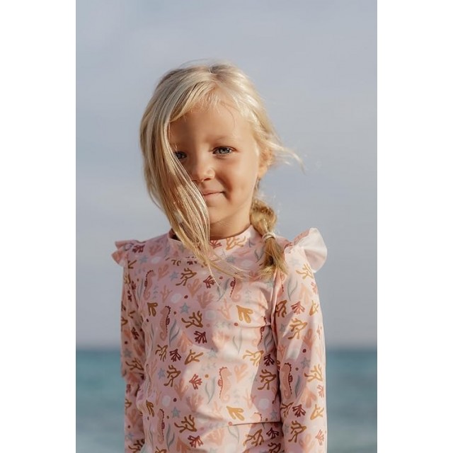 Kupaći Majica, Dugih Rukava - Ocean Dreams Pink Kupaći Majica, Dugih Rukava - Ocean Dreams Pink