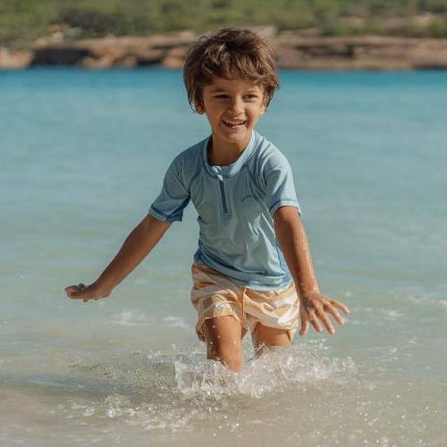 Kupaći Majica, Kratak Rukav - Blue Whale Kupaći Majica, Kratak Rukav - Blue Whale