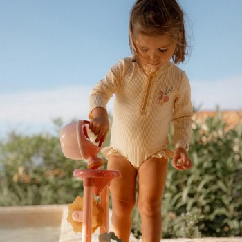 Kupaći, jednodelni, dug rukav - Yellow, Ocean Treasures