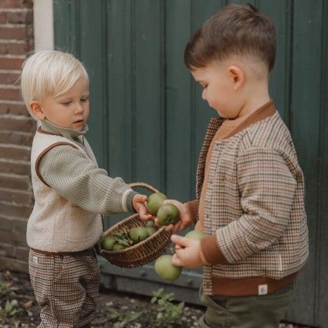 Prsluk Sa Dva Lica, Braon - Little Farm