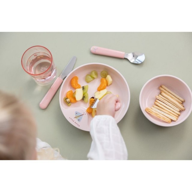 Dečija Činija Za Jelo - Flowers & Butterflies