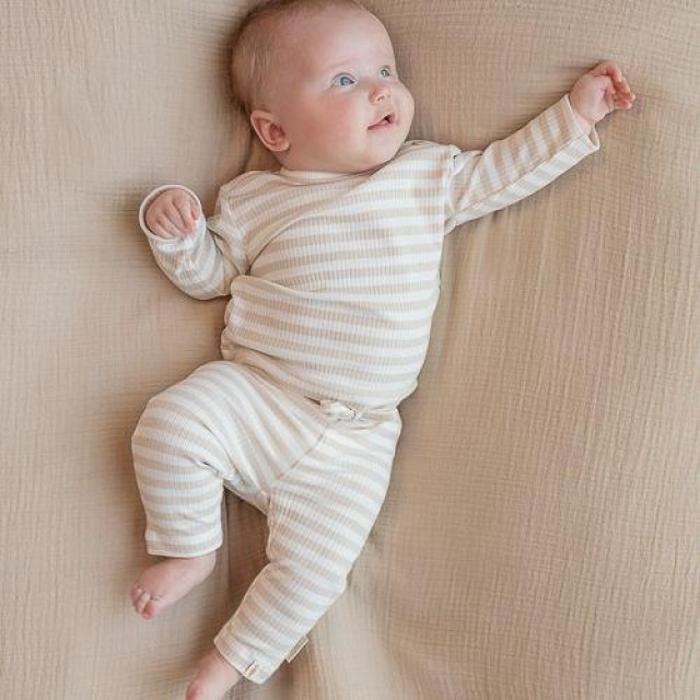 Pantalone - Sand/White Pantalone - Sand/White