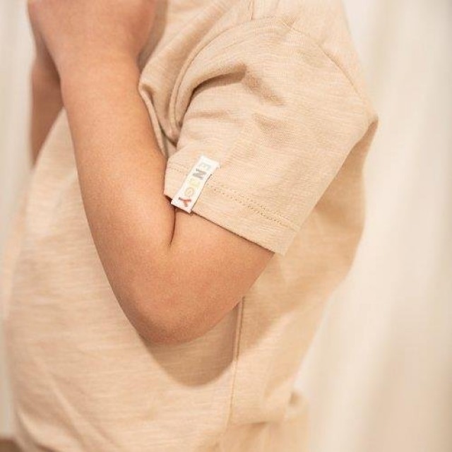 Majica Kratak Rukav, Bež - Little Farm