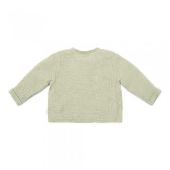 Majica dug rukav, muslin. zelena - Little Farm