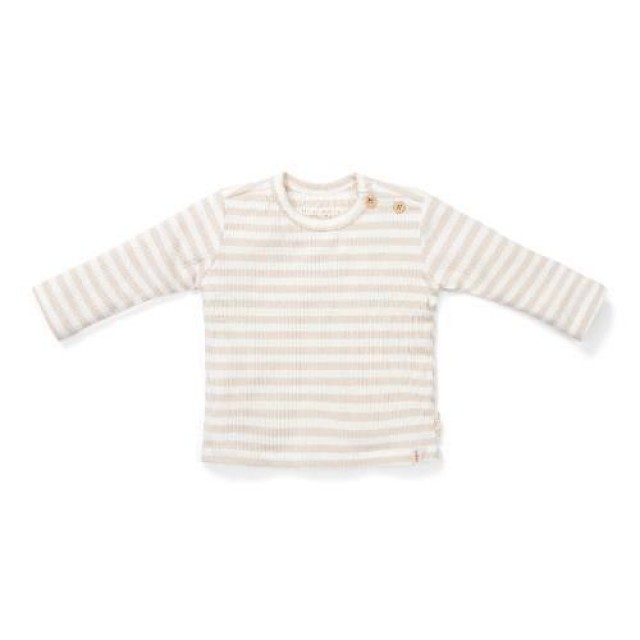 Majica Dugih Rukava - Sand/White