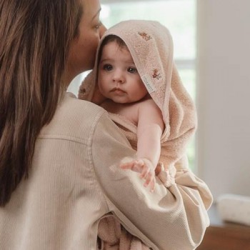 Peškir sa kapuljačom - Fairy Garden, 100 x 100 cm