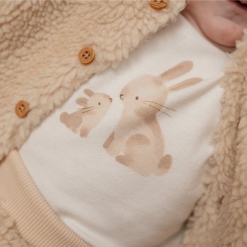 Majica dug rukav - Baby Bunny Beli