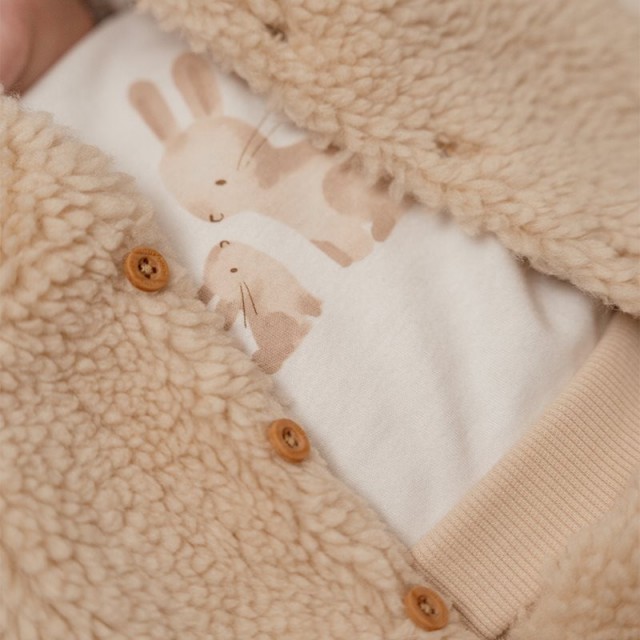 Teddy Jakna Baby Bunny Sand