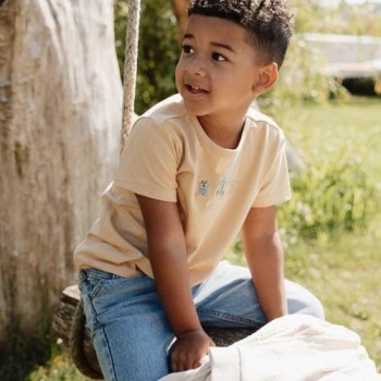 Majica kratkih rukava, Žuta - Forest Friends