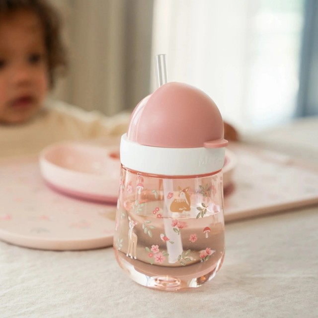 Čaša sa slamčicom 300 ml – Fairy Garden