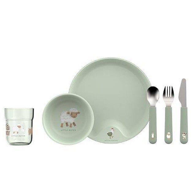 Set za jelo za decu 6 Delova Mio Mepal - Little Farm Set za jelo za decu, 6 Delova Mio Mepal - Little Farm
