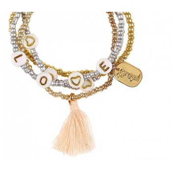 Narukvica Irenee, zlatno-srebrna Narukvica Irenee, zlatno-srebrna