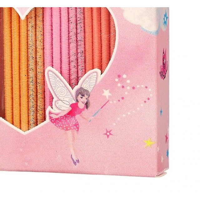 Poklon Kutija Od 25 Gumica Za Kosu, Cloe Roze Poklon Kutija Od 25 Gumica Za Kosu, Cloe Roze
