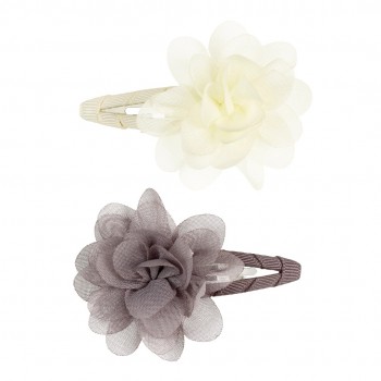 Set od dve šnalice Jamie, sivo-krem