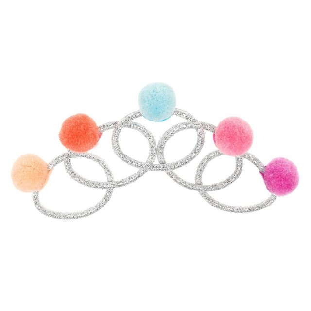 Set Od Pet Gumica Za Kosu Elf, Pastel Set Od Pet Gumica Za Kosu Elf, Pastel