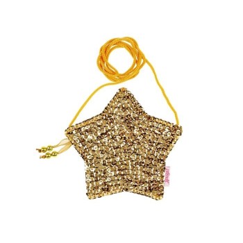 Torbica u obliku zvezde, zlatna