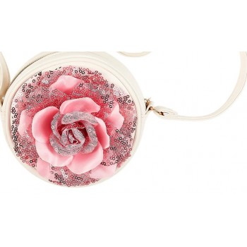 Torbica okrugla Rosanne, bela Torbica okrugla Rosanne, bela