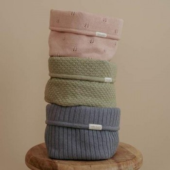 Korpa okrugla za odlaganje - Pure Denim Blue, 15 x 15 x 15 cm