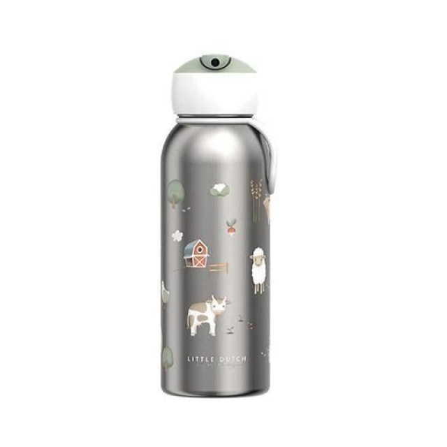 Termos boca flip-up, 350ml - Little Farm