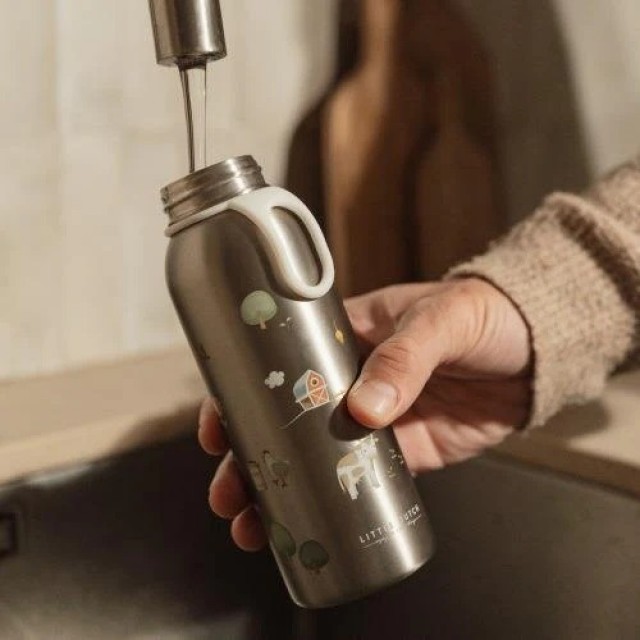 Termos boca flip-up, 350ml - Little Farm