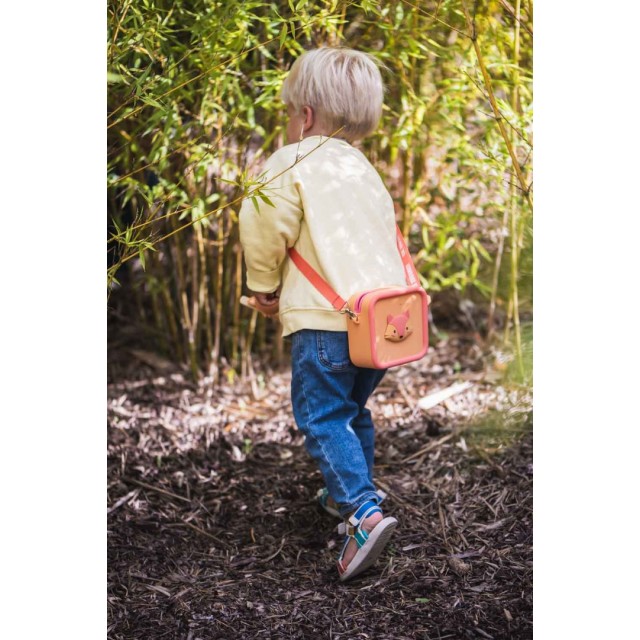 Dečija silikonska torbica u obliku lisice, baraon boje