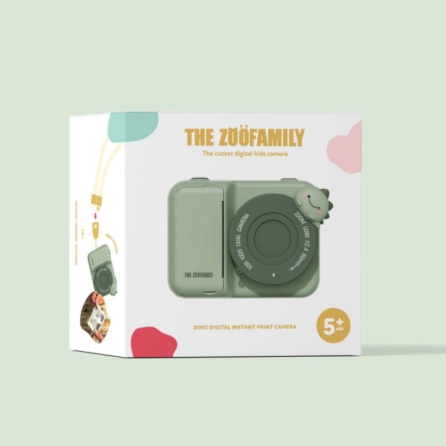 Dečiji digitalni fotoaparat sa štampom fotografija - Zoo print Dinosaurus