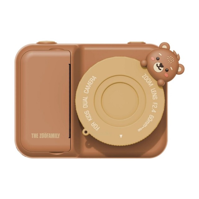 Dečiji Digitalni Fotoaparat Sa Štampom Fotografija - Zoo Print Bear